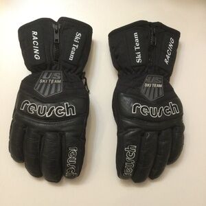 Reusch Racing  US Ski Team  Gloves Junior’s Size  Medium Genuine Leather Grip